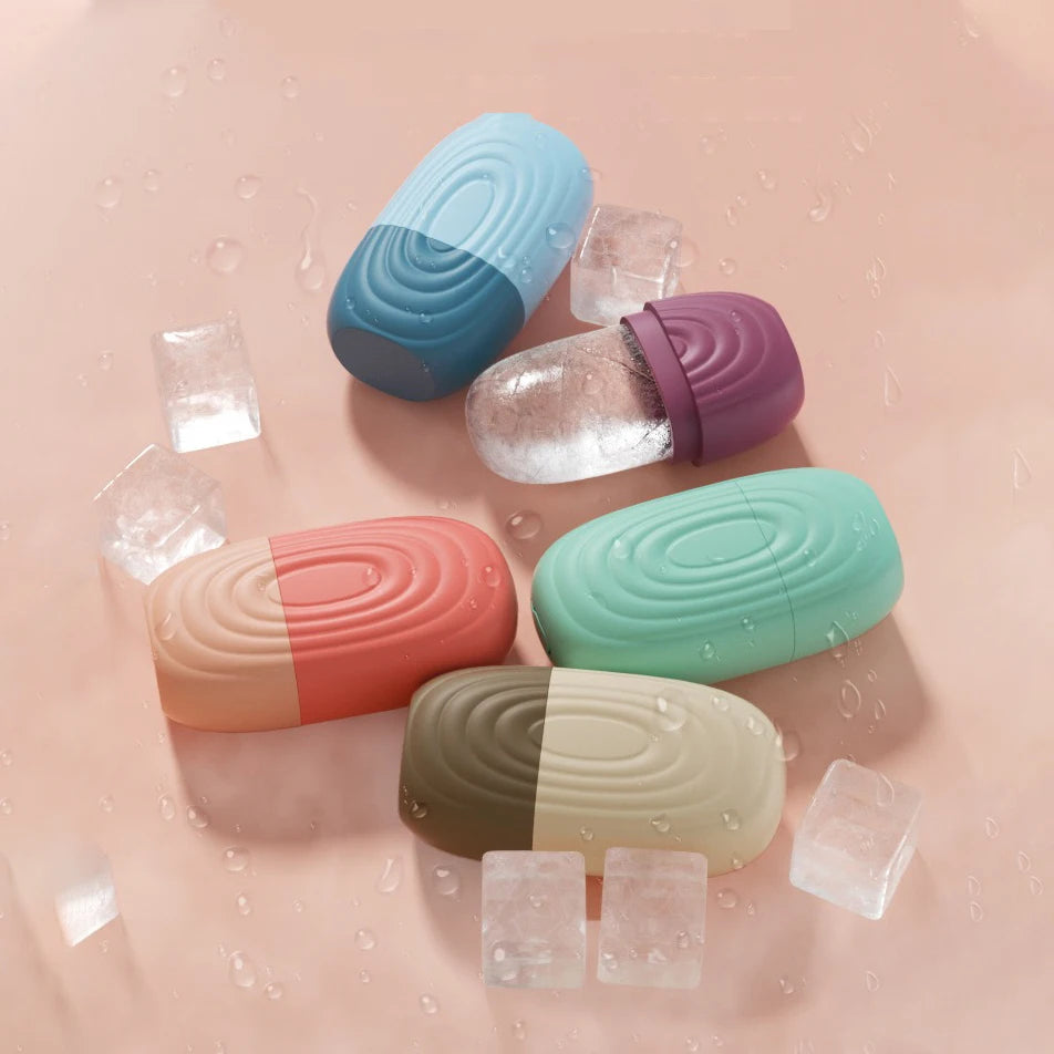 Rodillo de hielo facial 10.8 * 6 * 4cm
